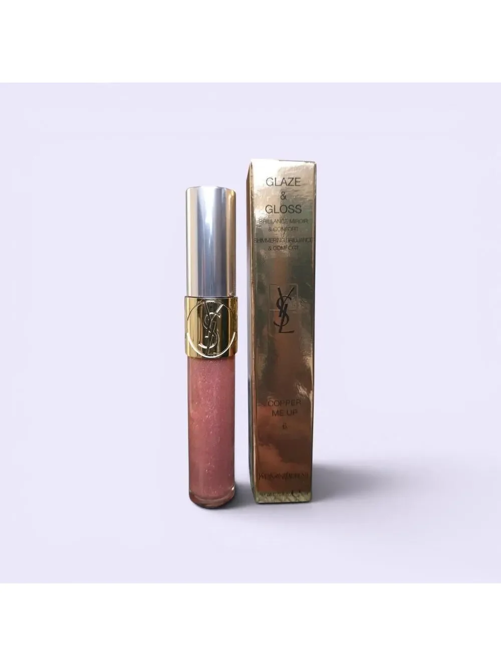 YSL Glaze & Gloss Copper Me Up 6 Lip Gloss - NIB